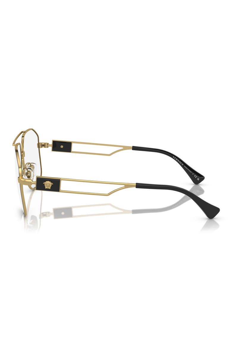 59mm Pilot Optical Glasses, Alternate, color, BLACK GOLD