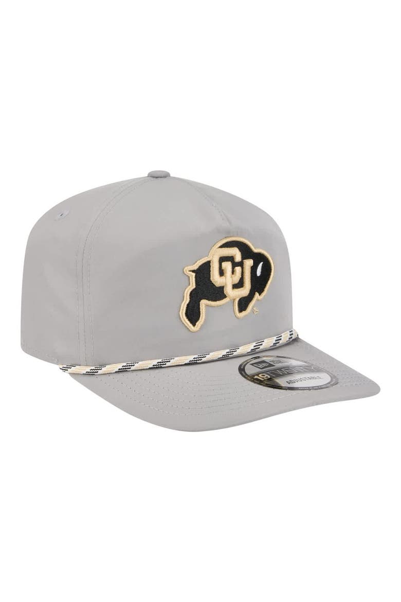 Men's New Era Gray Colorado Buffaloes 19TWENTY Adjustable Hat, Alternate, color, Gray
