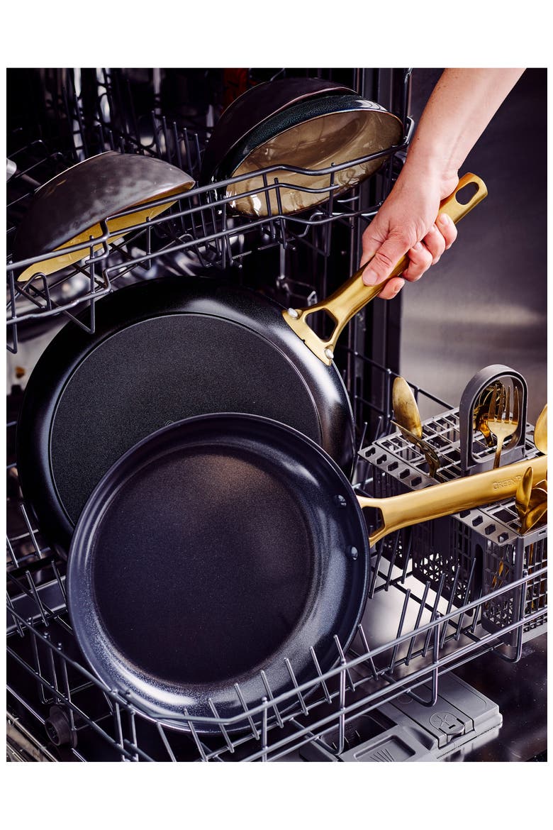 Reserve 10-Piece Ceramic Nonstick Cookware Set, Alternate, color, BLACK