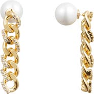 Classicharms Rhinestone Chain Earrings