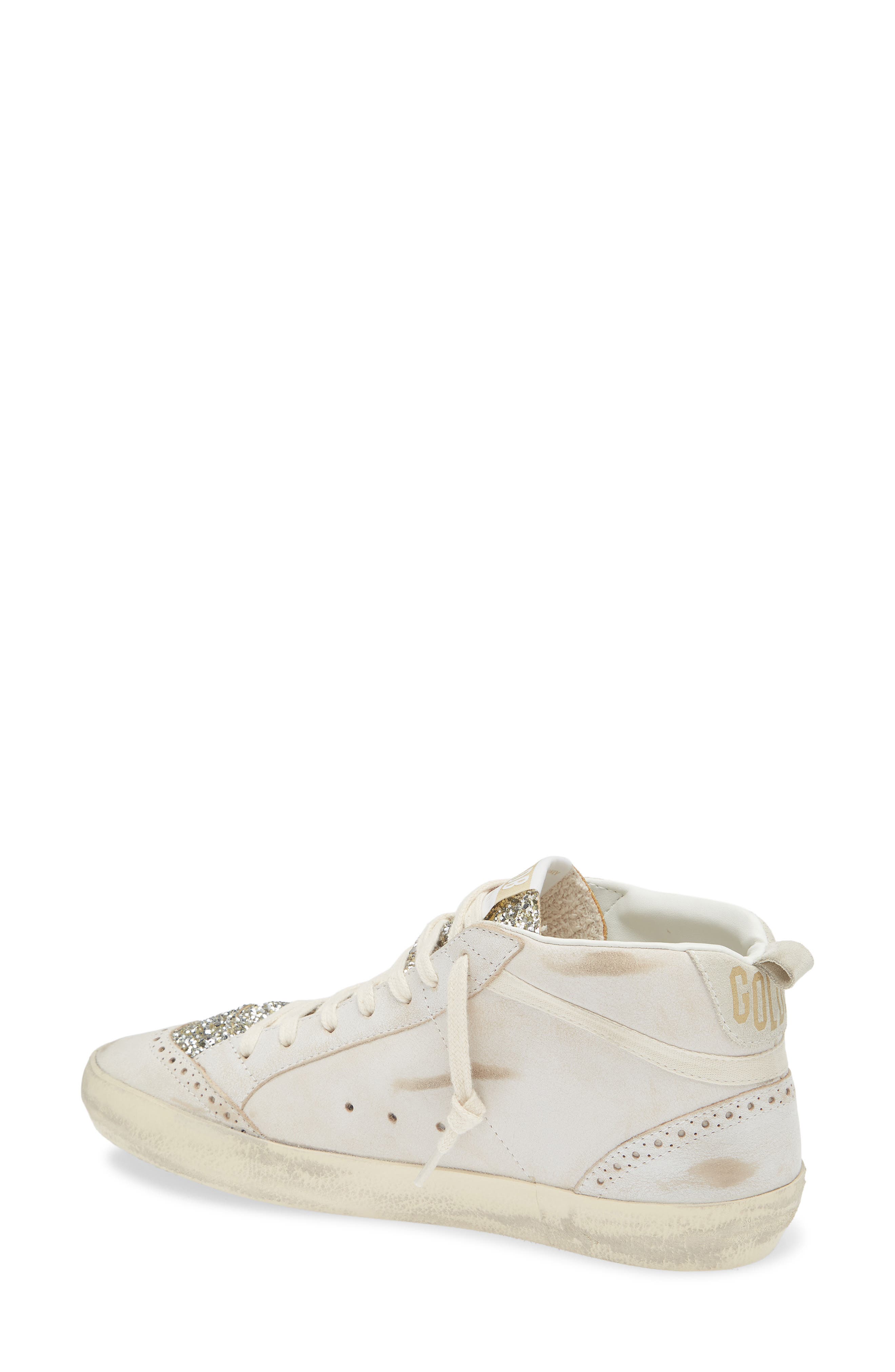 Golden Goose Mid Star Sneaker, Alternate, color, Beige/ Platinum