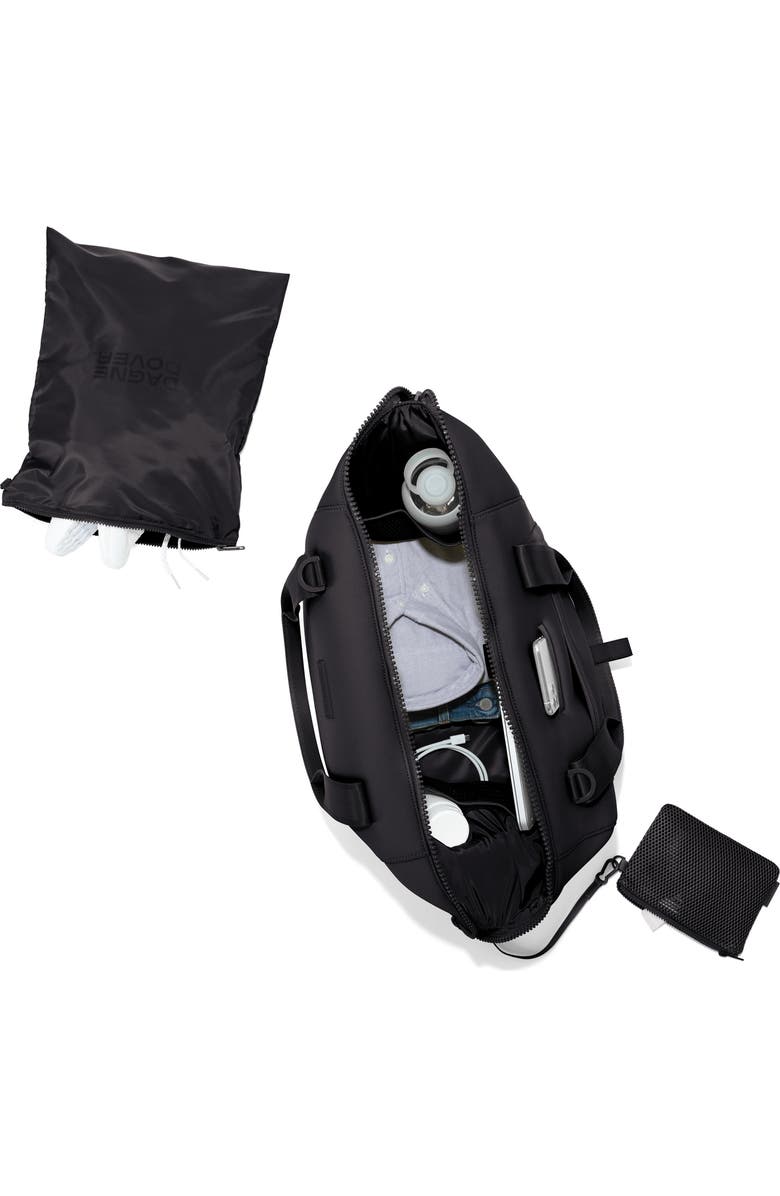 Dagne Dover Landon Large Neoprene Carryall, Alternate, color, Onyx