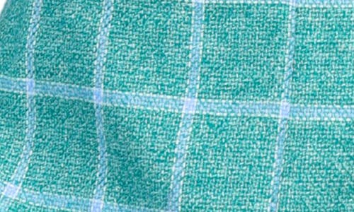 Tailorbyrd Textured Yarn Dye Windowpane Sport Coat In Kelly Green