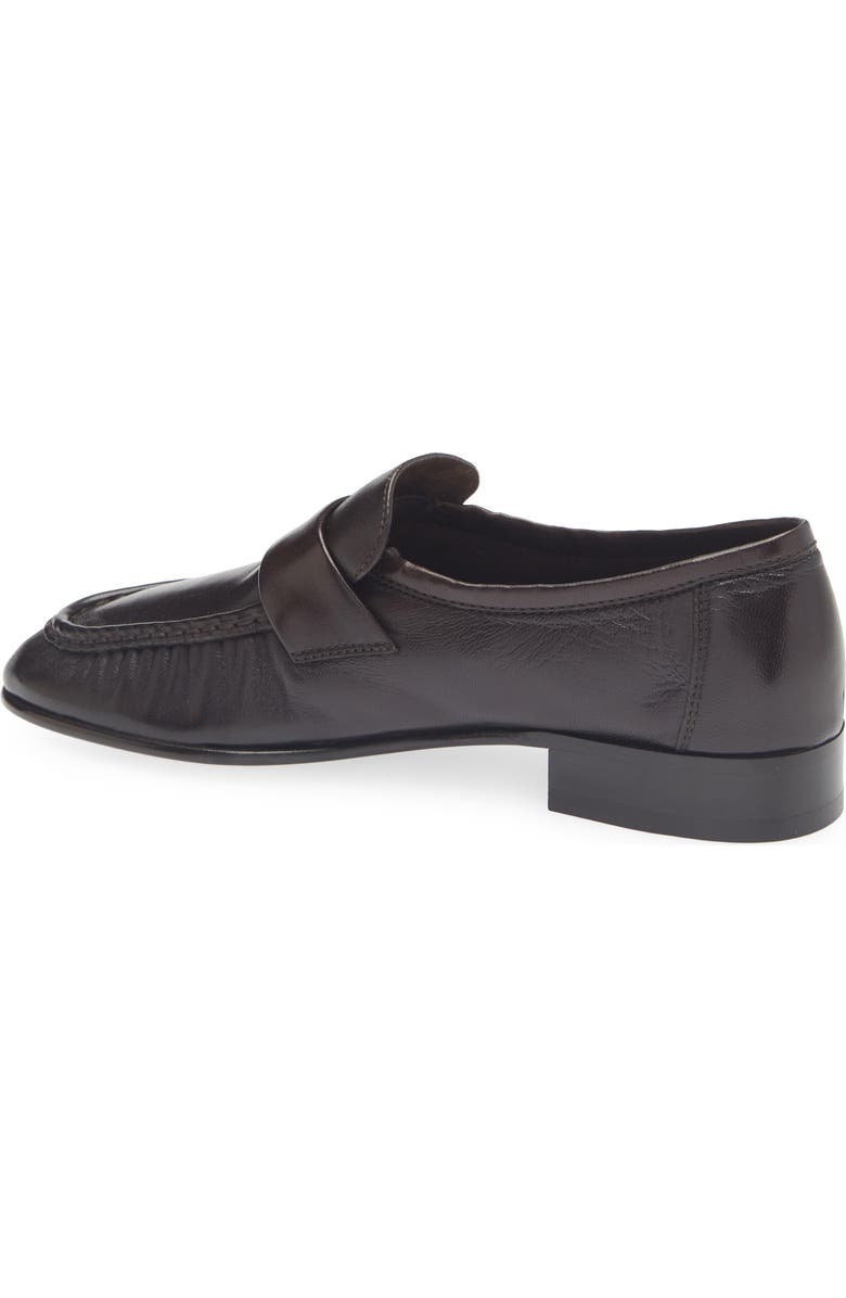The Row Soft Loafer, Alternate, color, Dark Brown