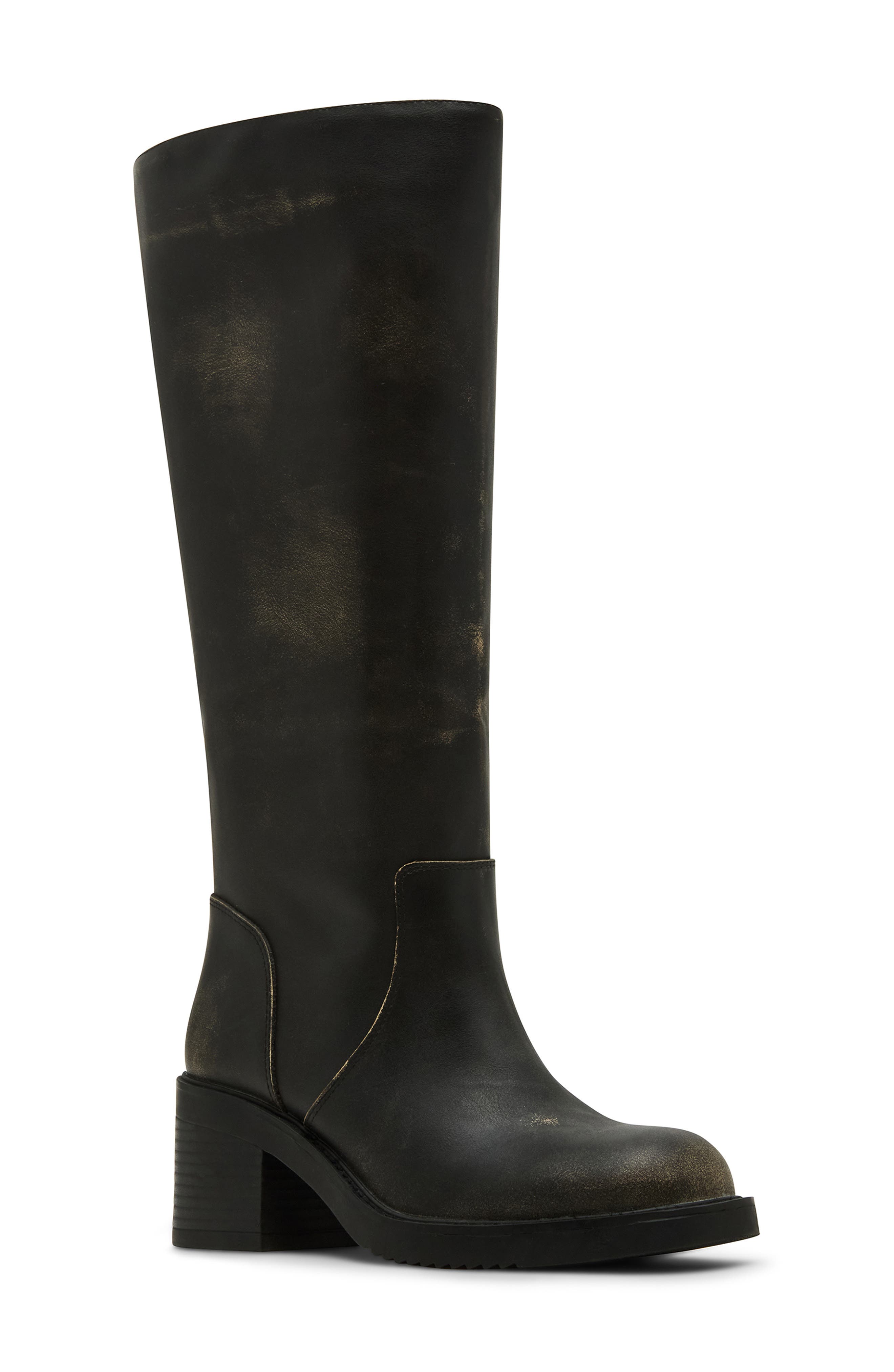 Madden Girl <p>Momento Knee High Boot (Women)</p>, Main, color, Taupe Distressed