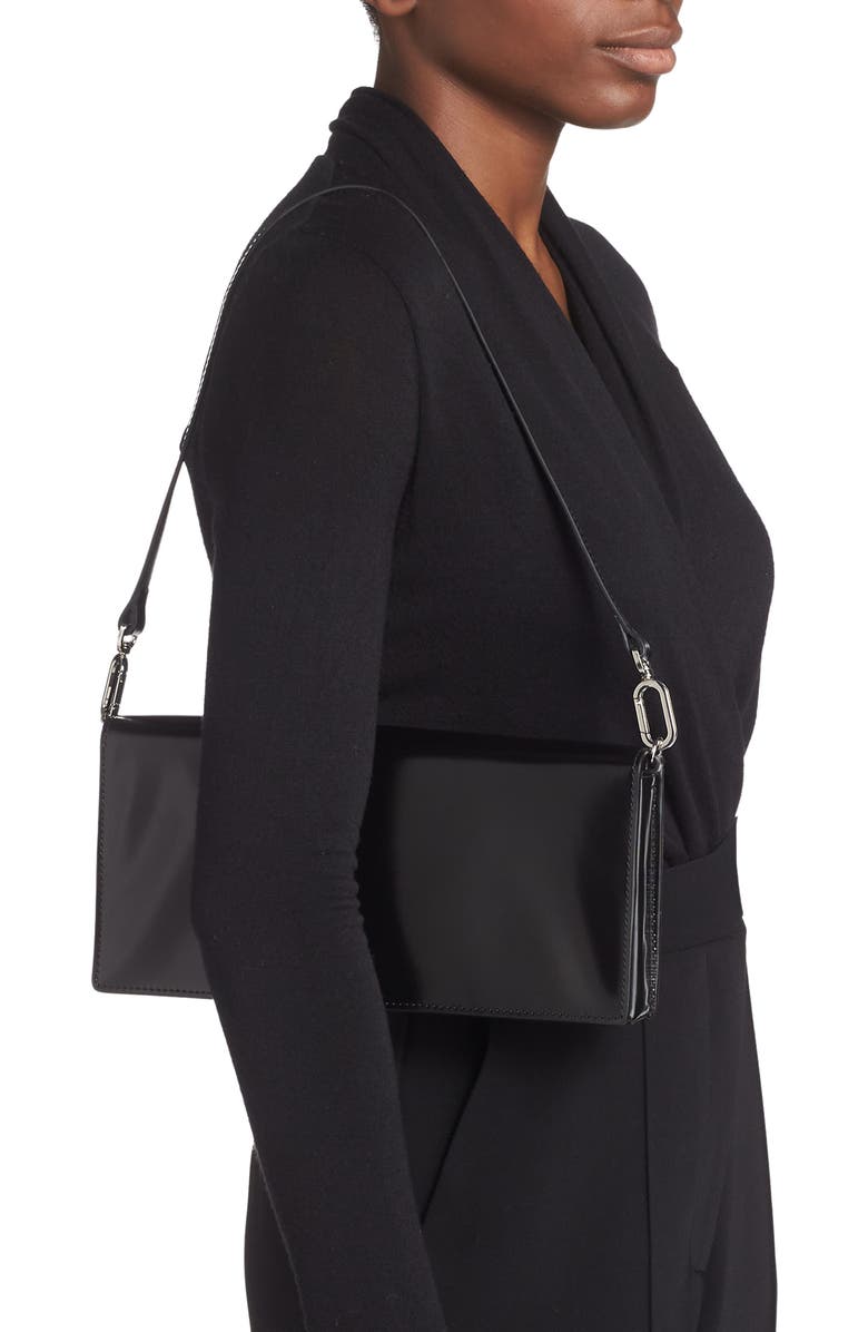 COS Leather Baguette Shoulder Bag, Alternate, color,