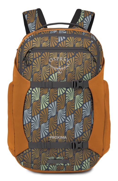 Osprey Proxima 30-liter Campus Backpack In Kazuma Print Toffee Orange