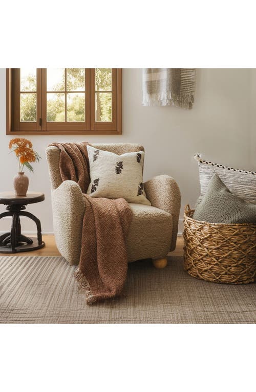 Crane Air Abstract Leaf Throw Pillow In Neutral