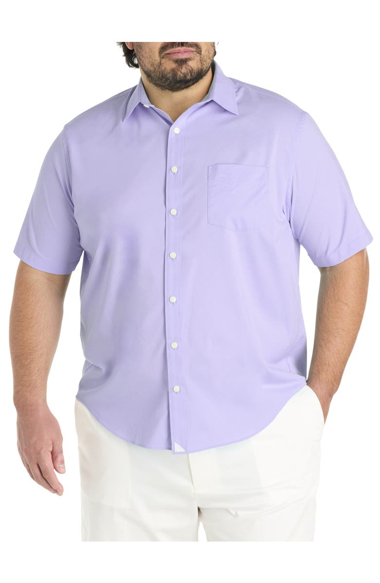 Untuckit Fit by Dxl Big & Tall Gironde Sport Shirt, Main, color, Lavendula