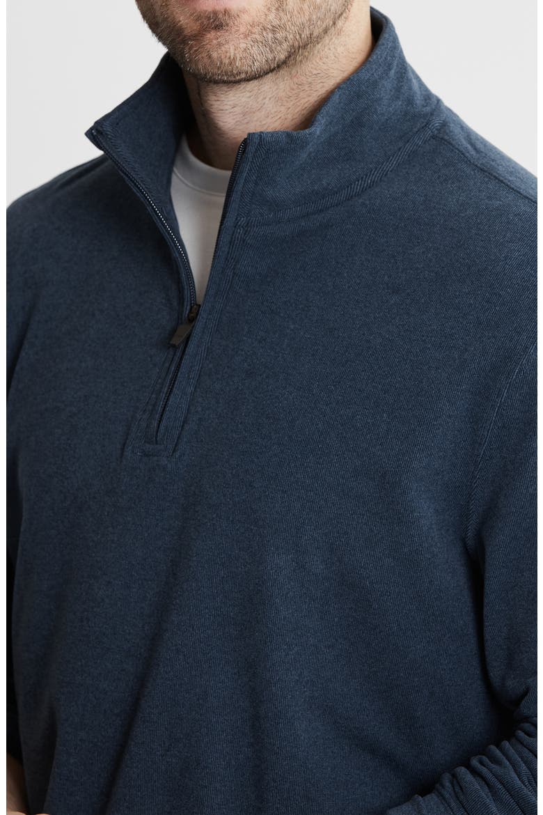 Dongan Ultrasoft Quarter Zip Pullover, Alternate, color, NAVY