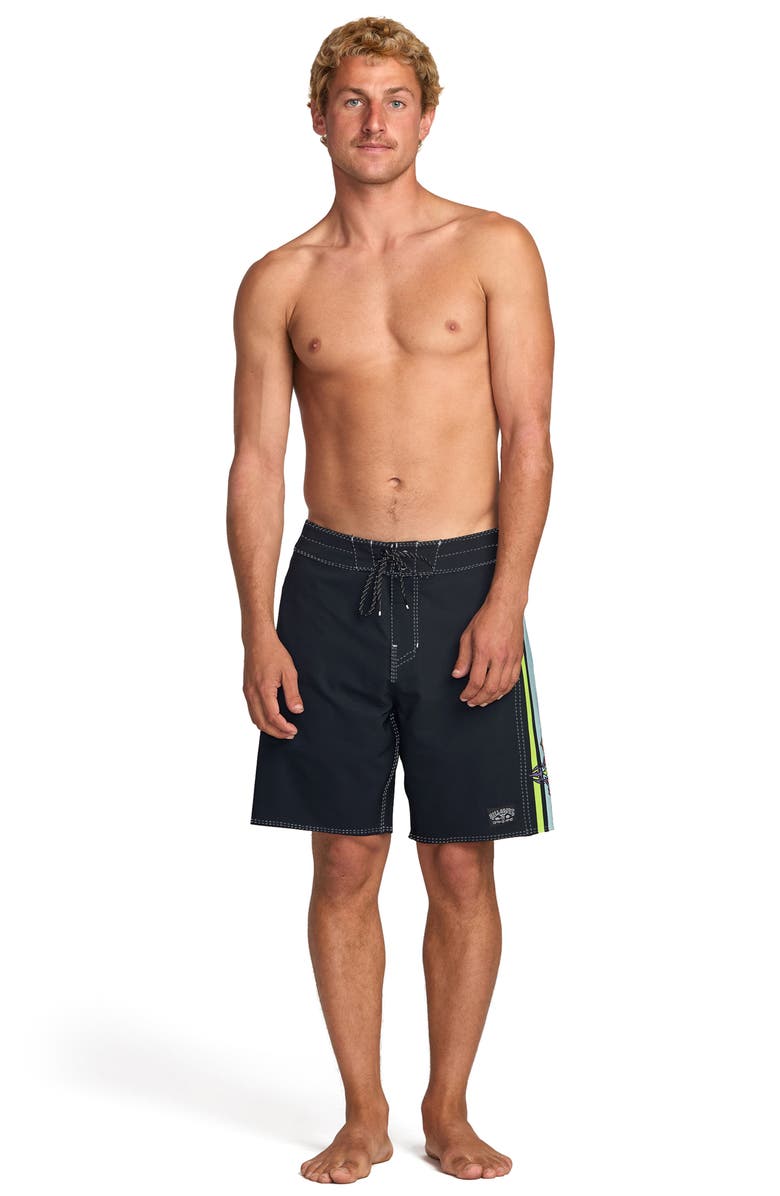 Billabong Occy Pro Board Shorts, Alternate, color, Washed Black