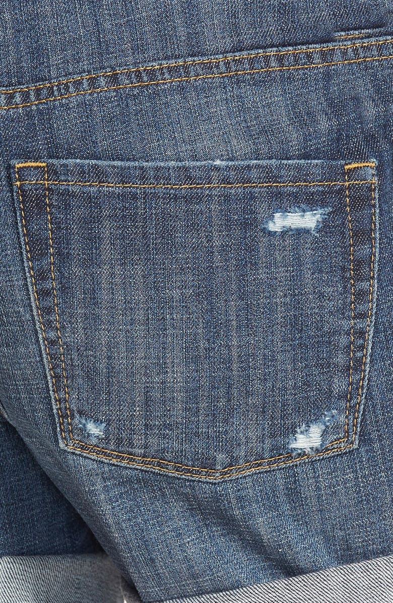 Treasure & Bond Treasure&Bond Cuffed Denim Boyfriend Shorts, Alternate, color,