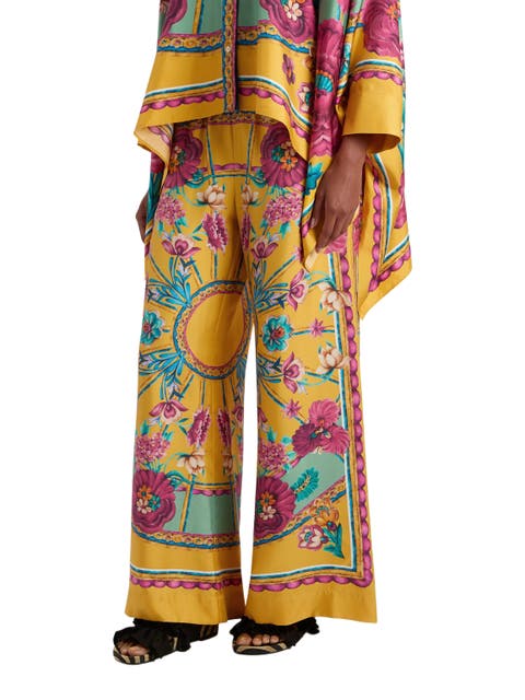 Palazzo Pants Zodiac Placée Marigold