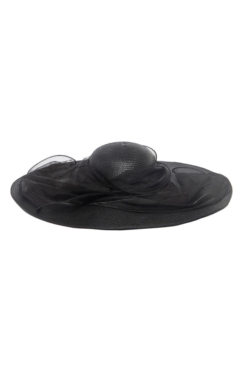 San Diego Hat Wide Brim Dress Hat, Main, color, Black