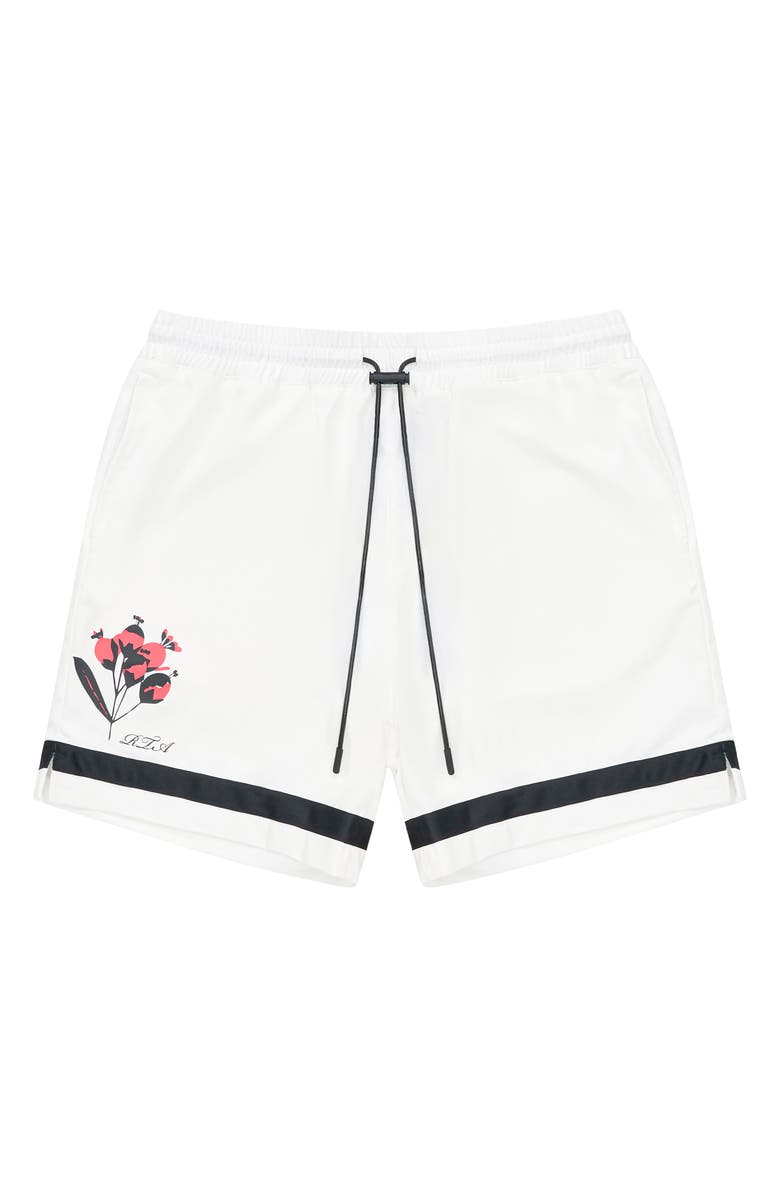 RtA Clyde Pull-On Shorts, Main, color, White Poppy