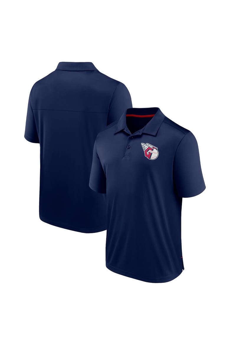 Men's Fanatics Branded Navy Cleveland Guardians Hands Down Polo, Main, color, Navy