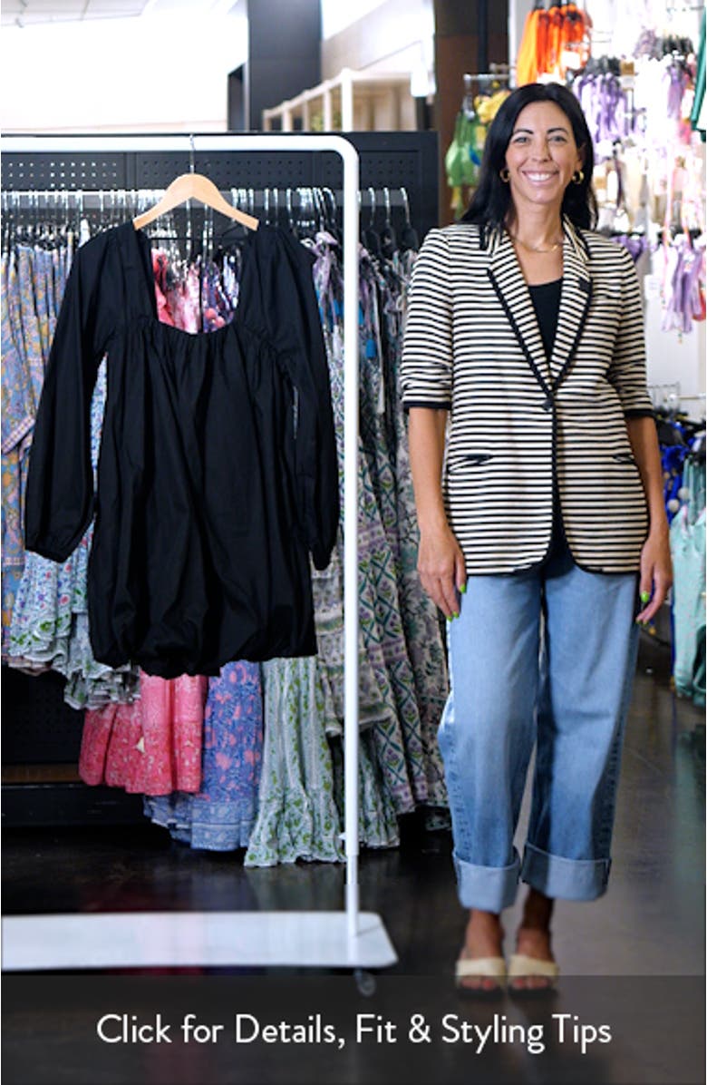 Long Sleeve Bubble Minidress, sales video thumbnail