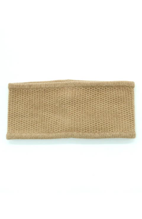 Honeycomb Stitch Cashmere Headband