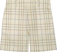 Burberry Check Cotton Shorts