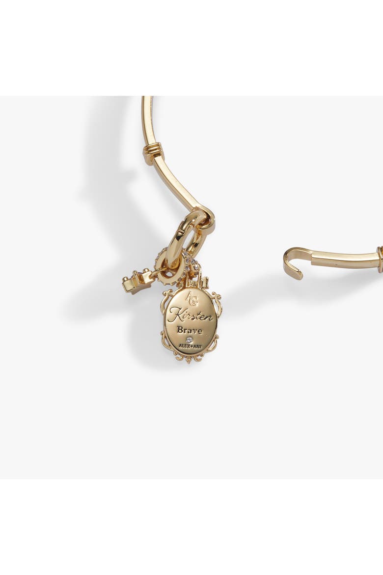 American Girl® Kirsten 'Brave' Tension Bangle, Alternate, color, Gold