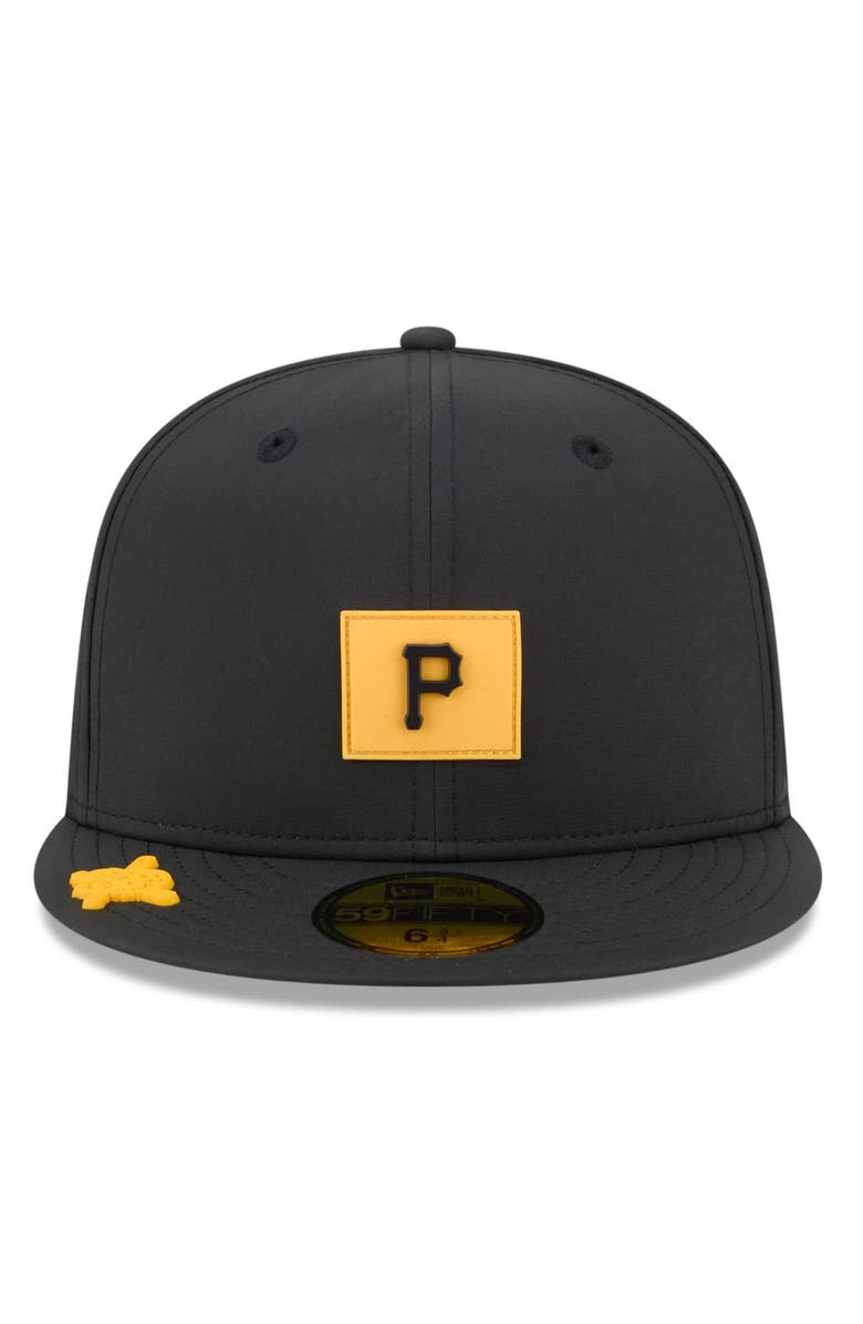 New Era Men's New Era  Black Pittsburgh Pirates 2026 Clubhouse 59FIFTY Fitted Hat, Alternate, color, Black