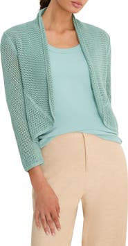 NIC+ZOE Mesh Stitch Cocoon Cardigan