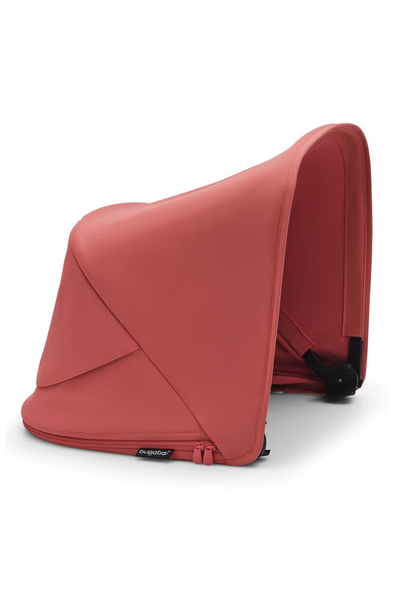 Fox 5 Stroller Sun Canopy, Main, color, SUNRISE RED