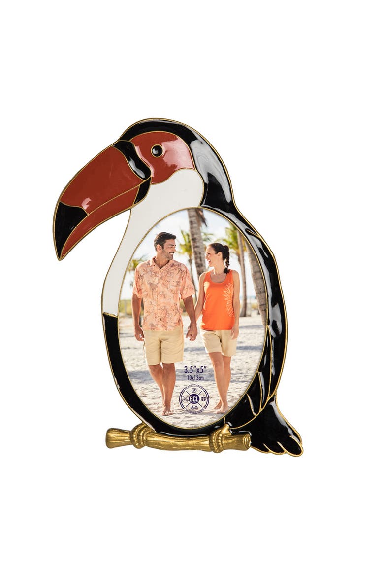 Toucan Bird 3.5x5 Photo Picture Frame, Main, color, Black