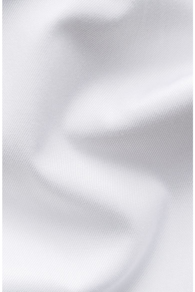 Contemporary Fit Solid Cotton Dress Shirt, Alternate, color, WHITE