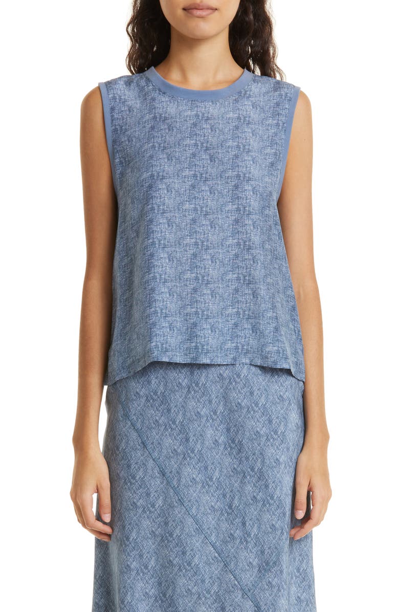 ATM Anthony Thomas Melillo Silk Muscle Tank, Main, color, 