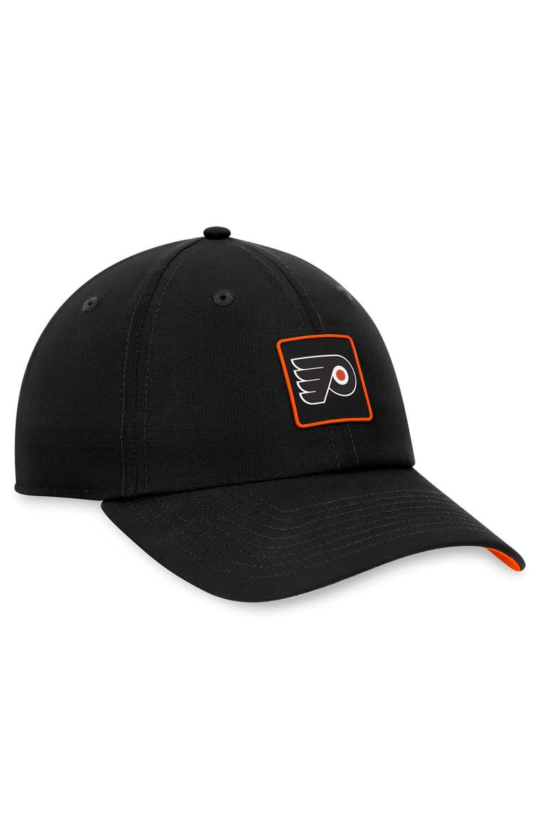 FANATICS Men's Fanatics Branded  Black Philadelphia Flyers Authentic Pro Rink Adjustable Hat, Alternate, color, Black