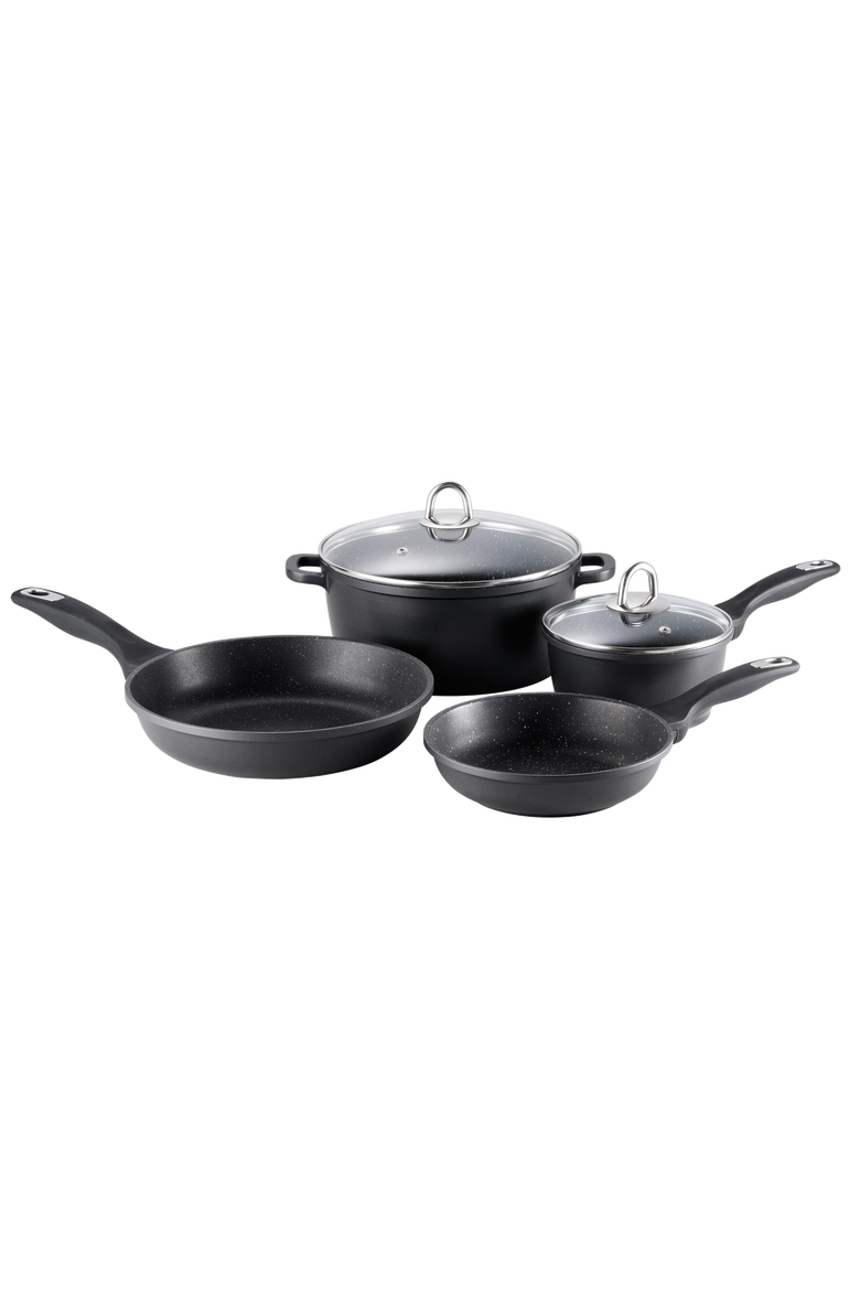 GRANITE Cookware Set 6pc, Main, color, BLACK