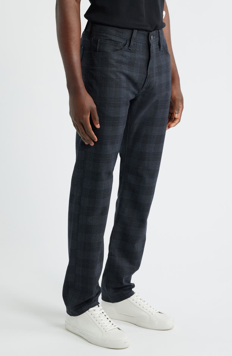 34 Heritage Courage Check Straight Leg Twill Pants, Alternate, color, Grey Check