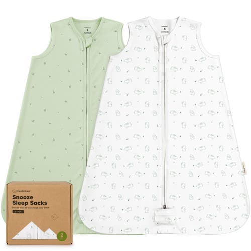 Keababies 2-pack Snooze Sleep Sacks In Bunnies