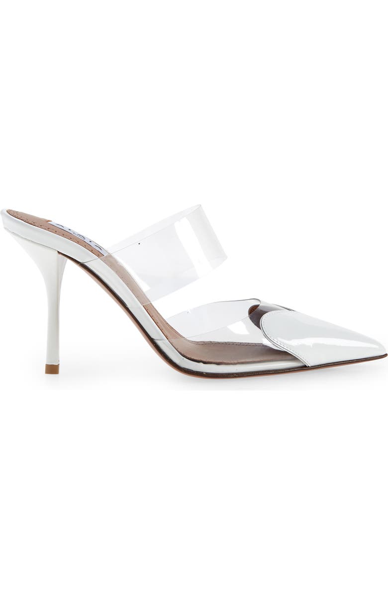 Alaïa High Love Heart Pointed Toe Mule, Alternate, color,