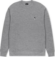 Dalix Astronaut Relaxed Midweight Fleece Crewneck Sweatshirt