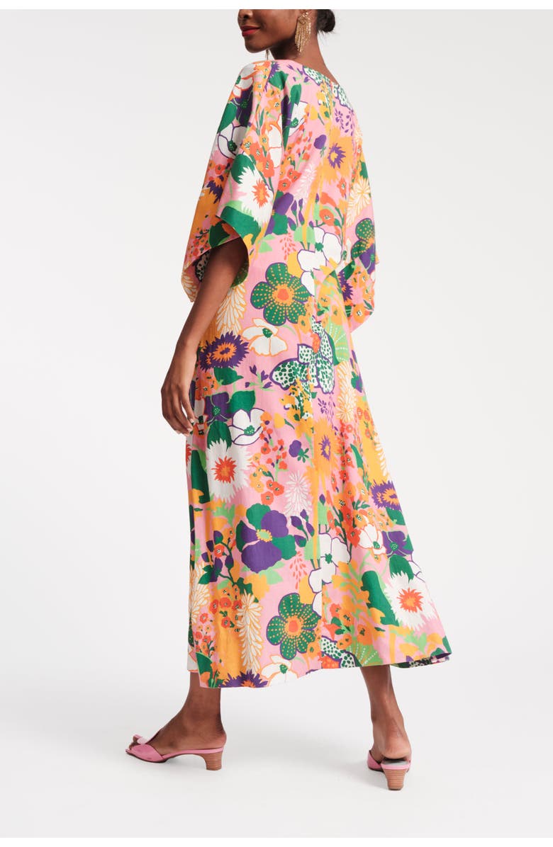 Frances Valentine Fin and Tonic Maxi Dress Botanical Bash, Alternate, color, 