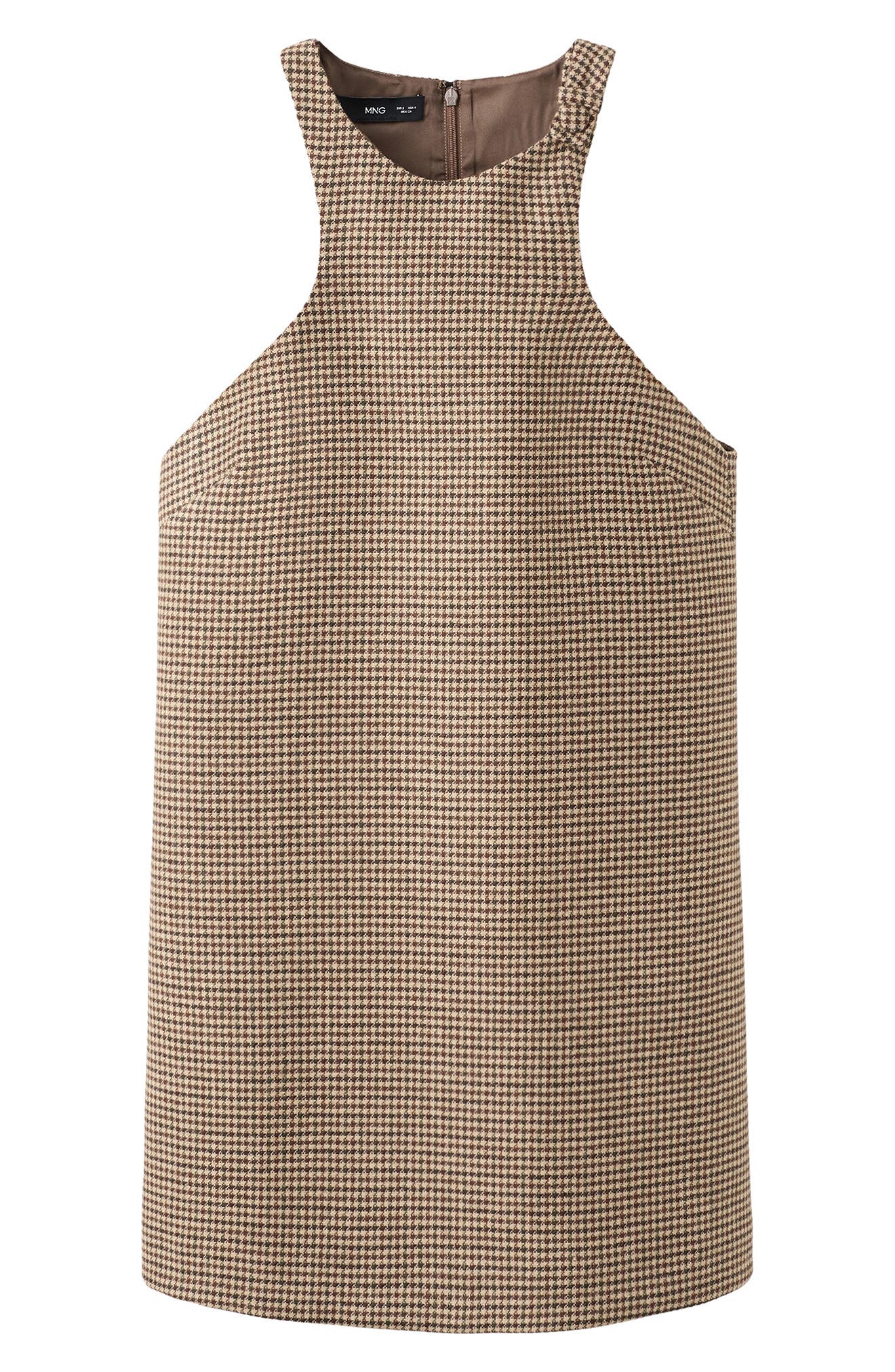 Gina Knot Detail Houndstooth Microcheck Dress - image 2