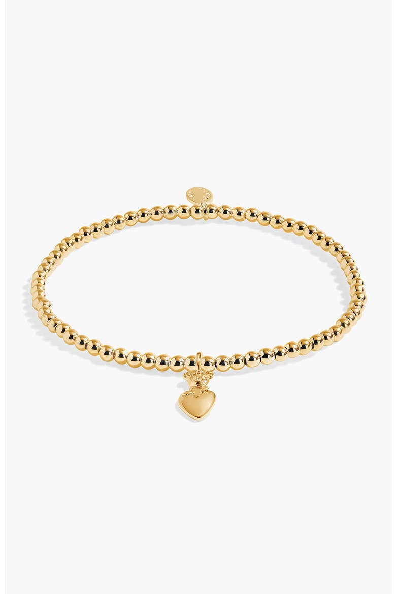 A Little 'Paw-Fect Dog Mom' Bracelet, Alternate, color, Gold Plated