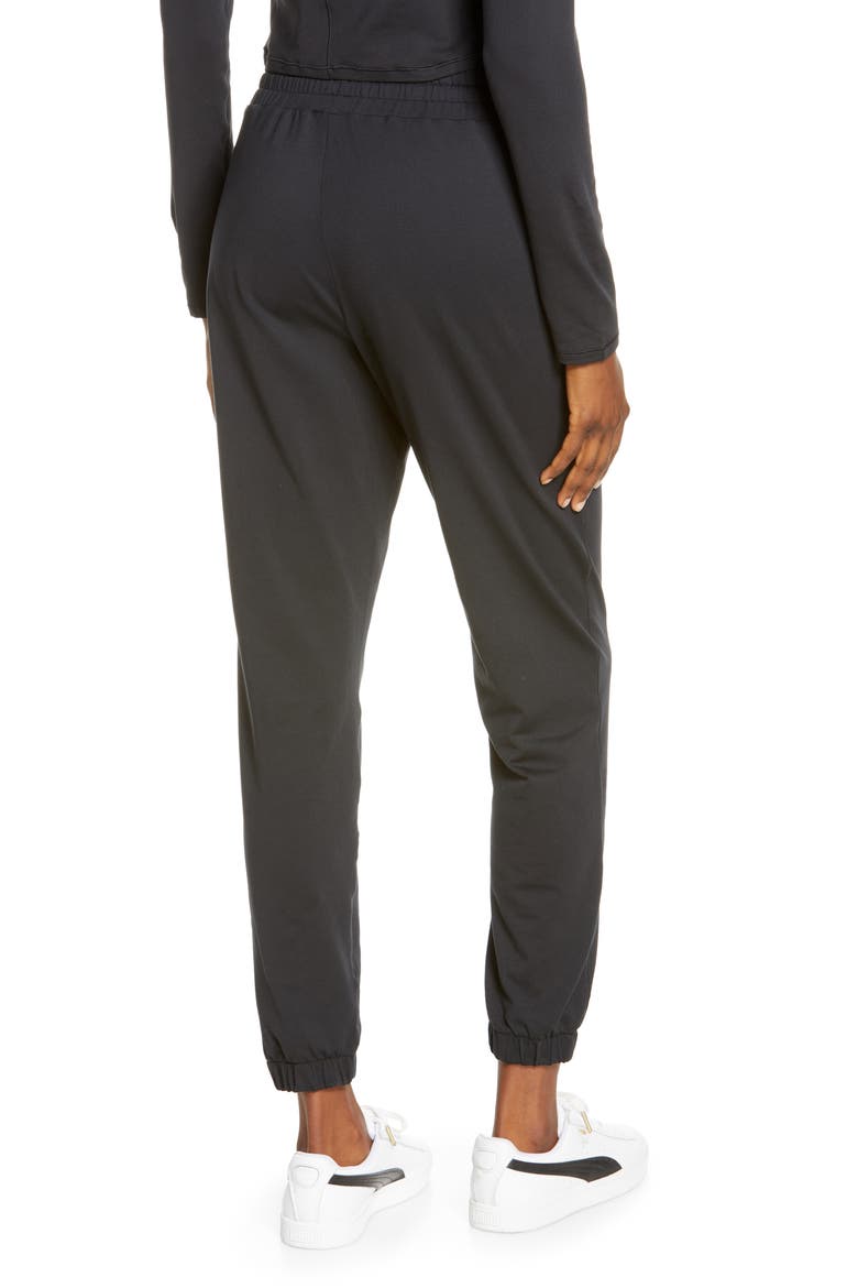 Slim Straight Joggers, Alternate, color, BLACK