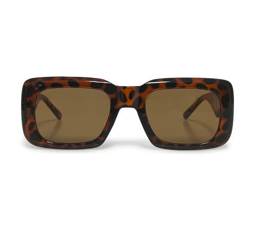 Youzey The Cleo Sunglasses In Brown