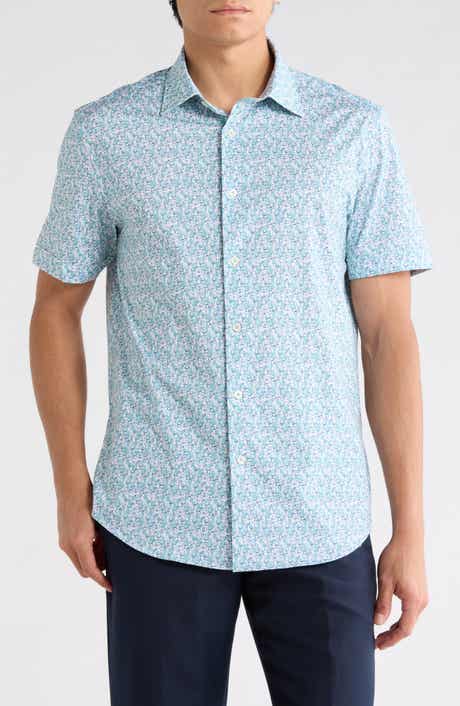 Bugatchi Short Sleeve Woven Shirt