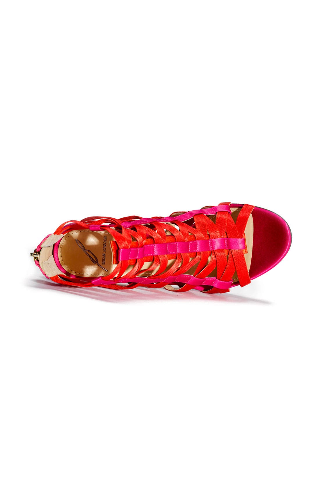 'Clio' Sandal, Alternate, color, DARK PINK