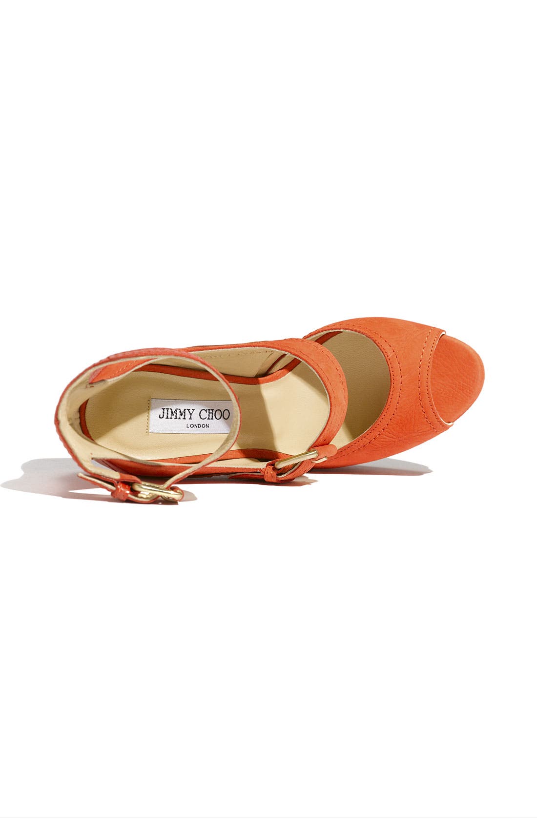 'Letitia' Buckle Sandal, Alternate, color, CORAL