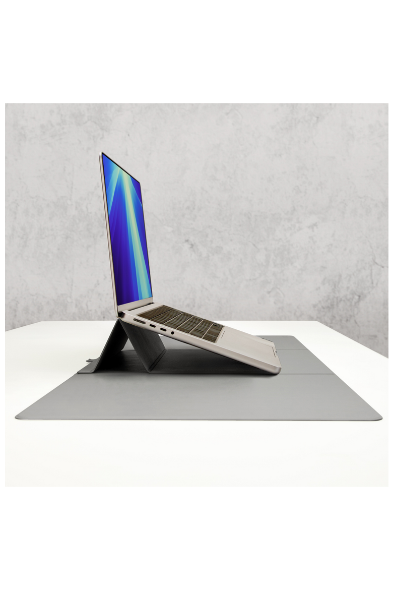 WorkPad Pro with Magentic Stand and Magnetic Cable Manager, Alternate, color, Light Gray