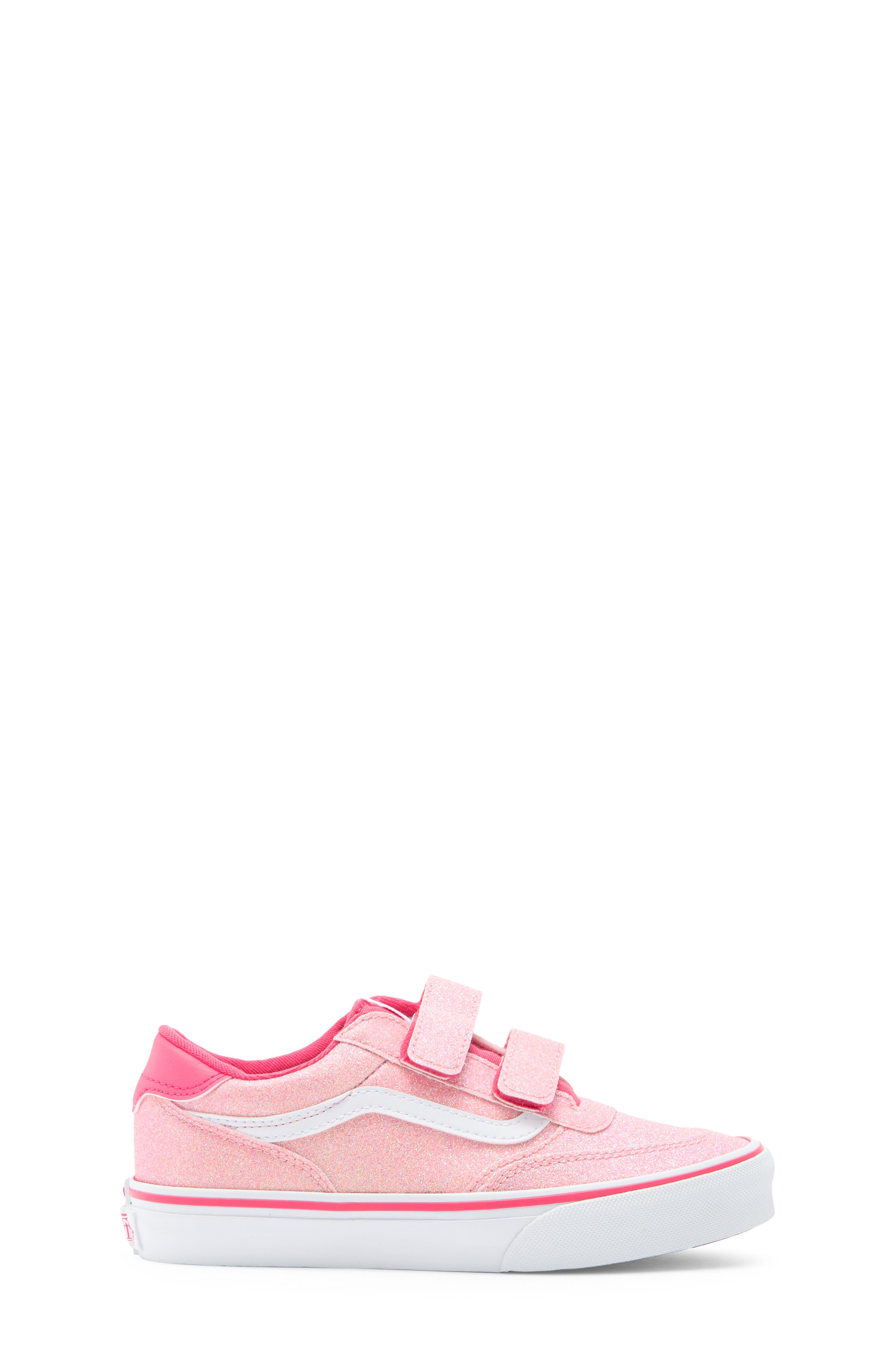 Vans Kids' Brooklyn Sneaker, Alternate, color, Glitter Candied Pink