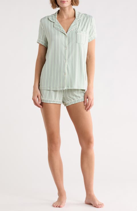 Dixie Stripe Shorts Pajamas