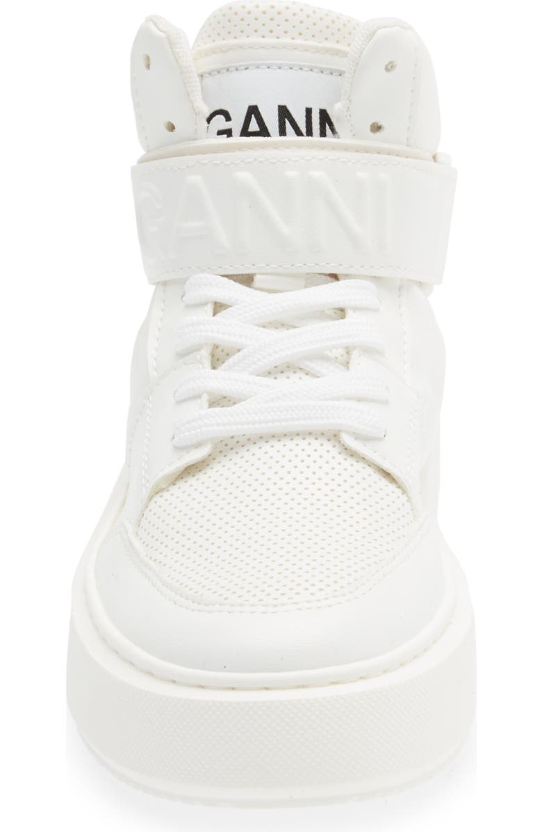 Ganni Sporty Mix High Top Sneaker, Alternate, color,