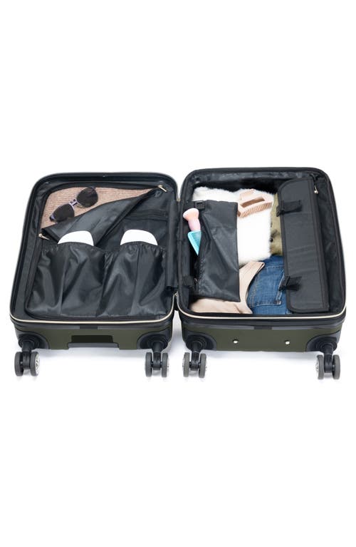 Kenneth Cole Madison Square 2-piece Hardside Carry-on Luggage & Backpack Set In Green