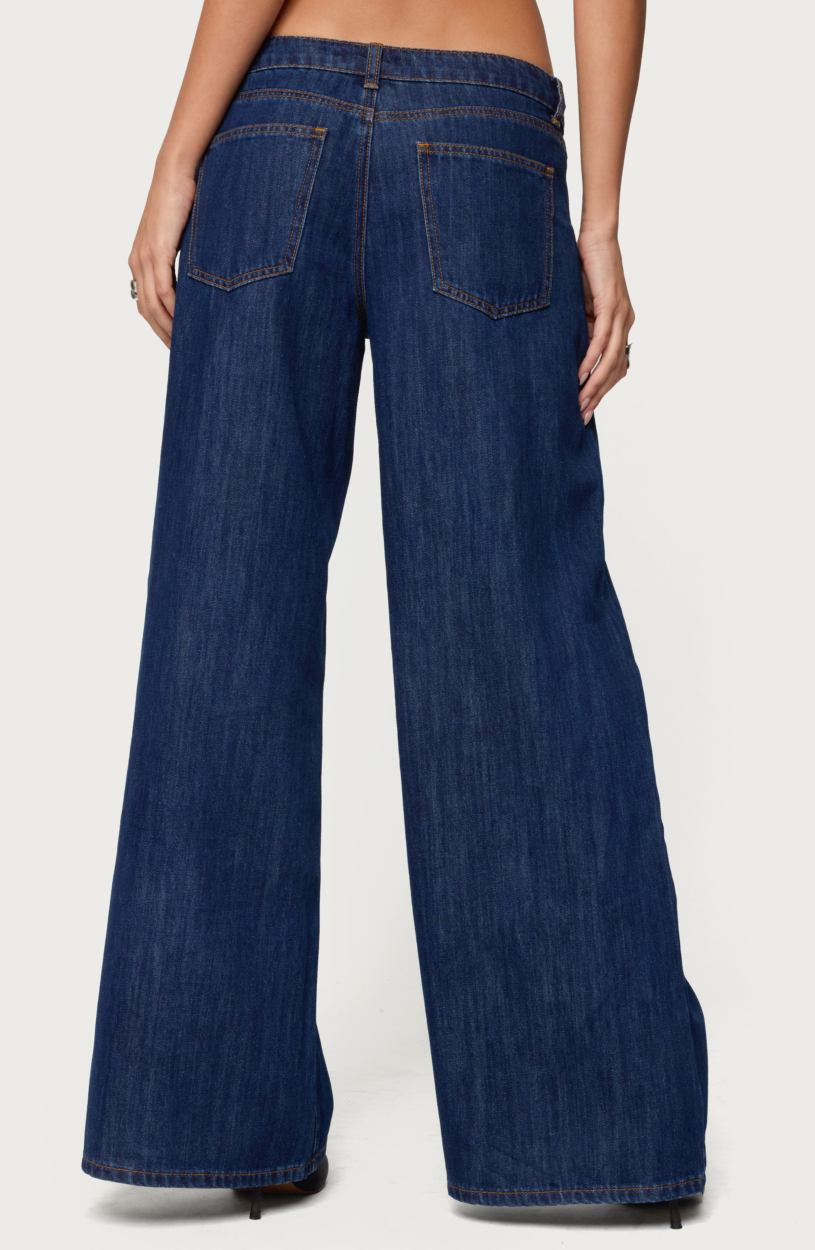 Jimena Low Rise Wide Leg Jeans - image 2